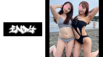 534IND-111 [Personal shooting] Gonzo with a swimsuit beautiful duo who succeeded in picking up on the island * Gachireal creampie 3P video leak